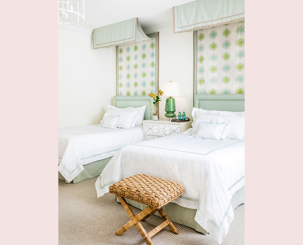 two twin beds