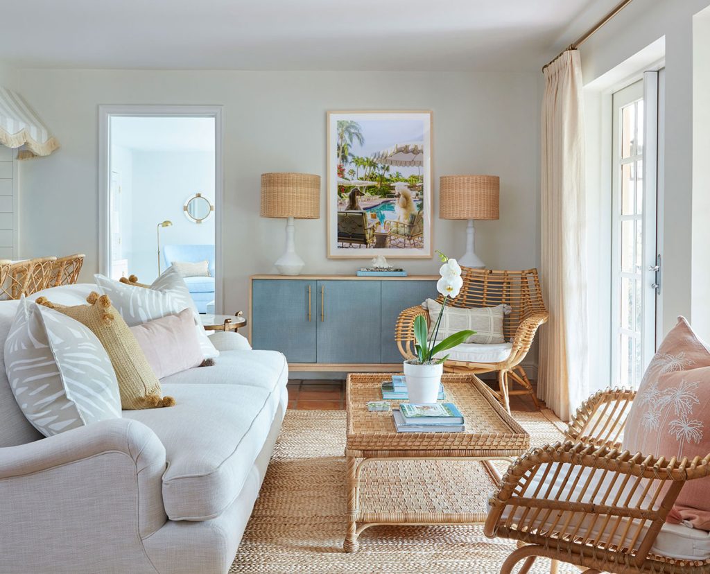 Light and cozy living room.